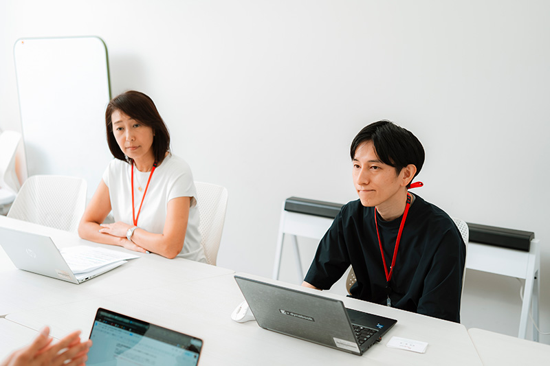 インタビュー風景