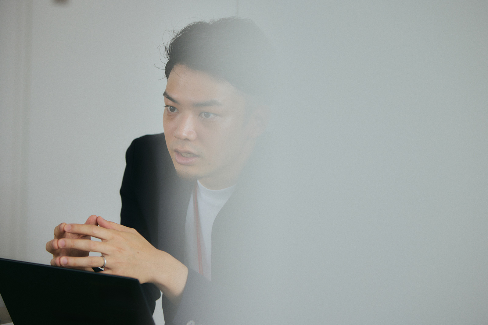 インタビュー風景